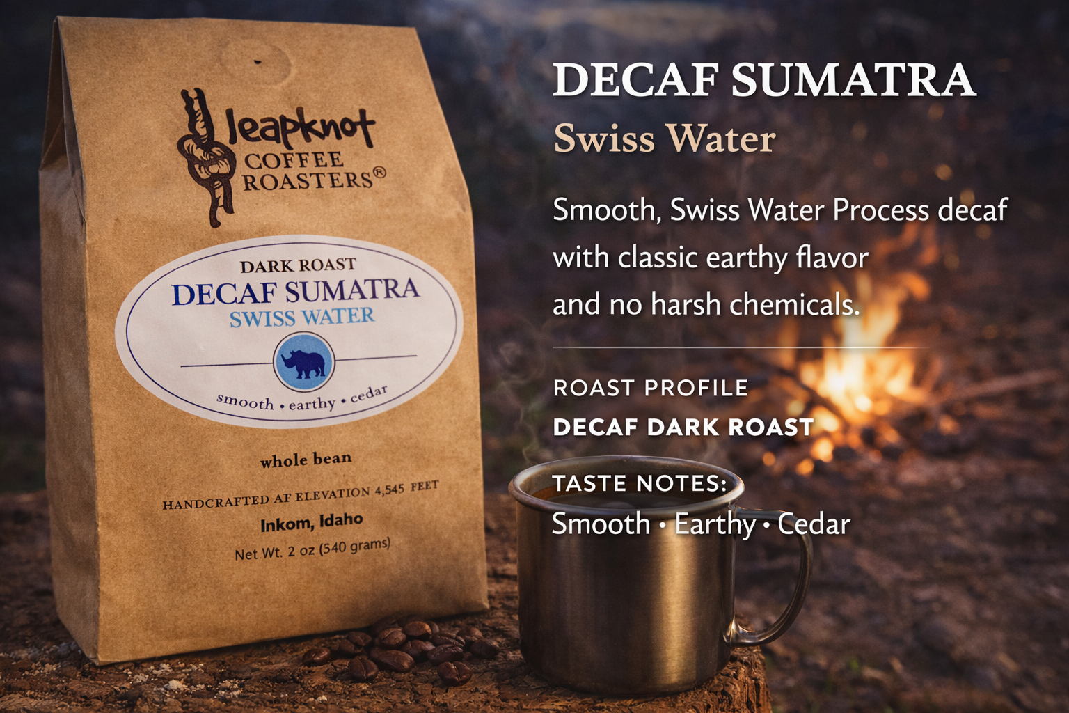 Decaf Sumatra - *Swiss Water Washed – Leapknot Coffee Roasters